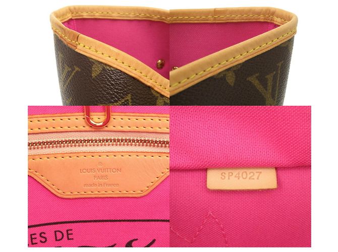 Borsa tote Monogram Neverfull MM di Louis Vuitton Marrone - vista 10