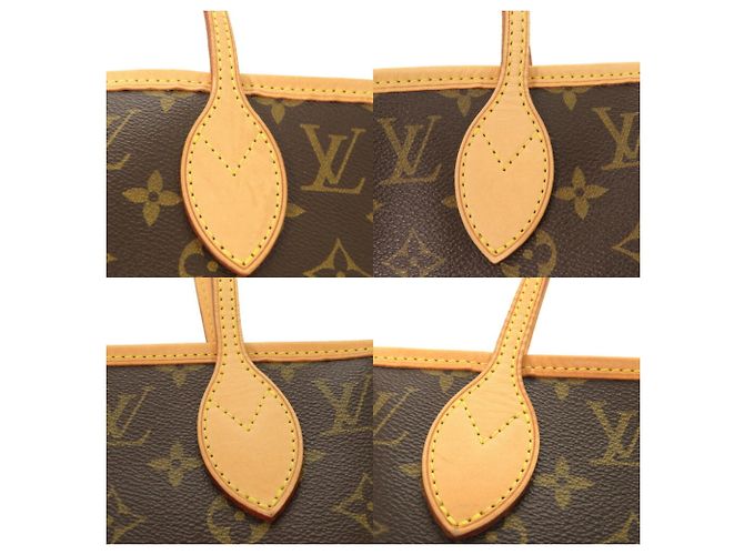 Borsa tote Monogram Neverfull MM di Louis Vuitton Marrone - vista 7