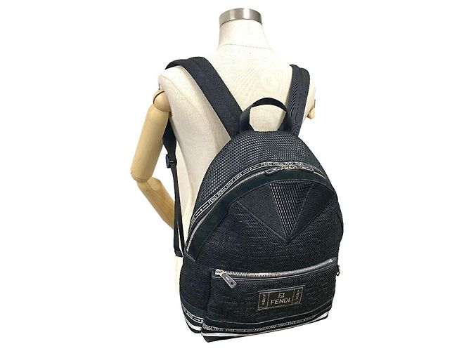 Fendi Zucca Mesh Rucksack - vista 12