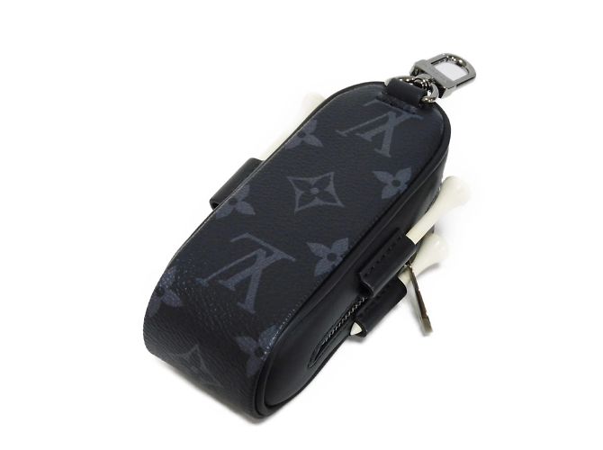 Louis Vuitton Monogram Eclipse Ball Bag Black - view 3
