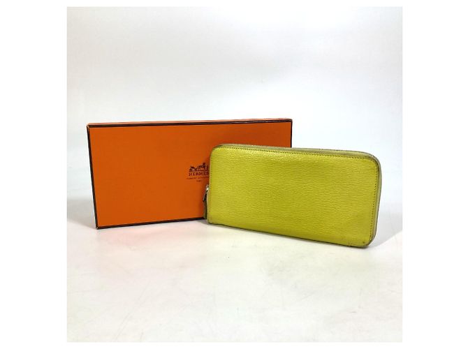 Hermès Cartera larga de cuero amarillo Hermes - vista 15