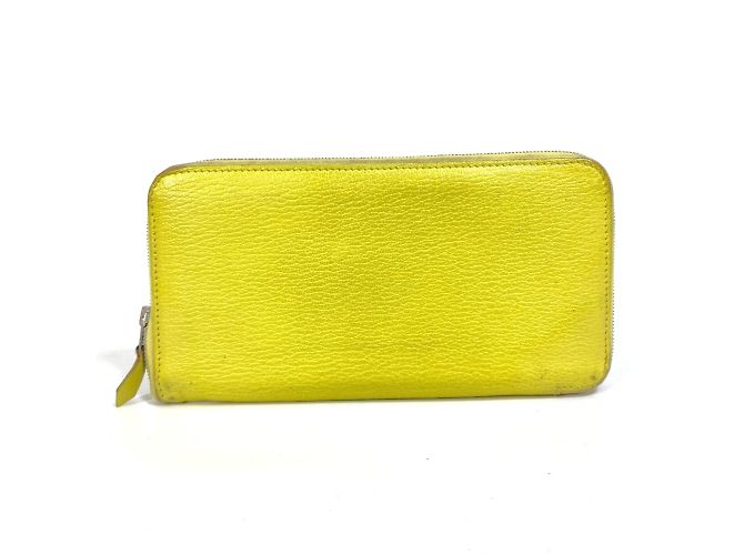 Hermès Cartera larga de cuero amarillo Hermes - vista 2