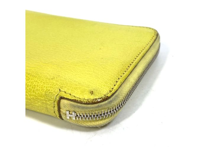 Hermès Cartera larga de cuero amarillo Hermes - vista 3