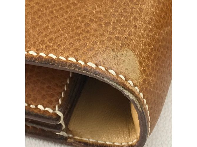 Hermès Borsa in pelle marrone Hermes - vista 5
