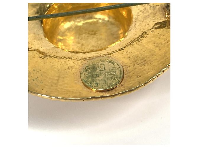 Broche vintage dourada da Chanel Dourado - vista 3