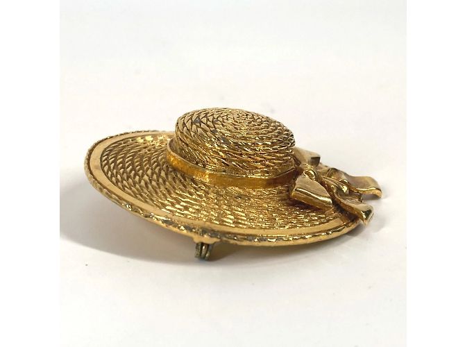 Broche vintage dourada da Chanel Dourado - vista 5