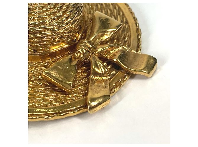Broche vintage dourada da Chanel Dourado - vista 6