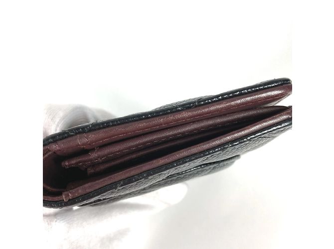 Chanel Black Leather Long Wallet - view 11