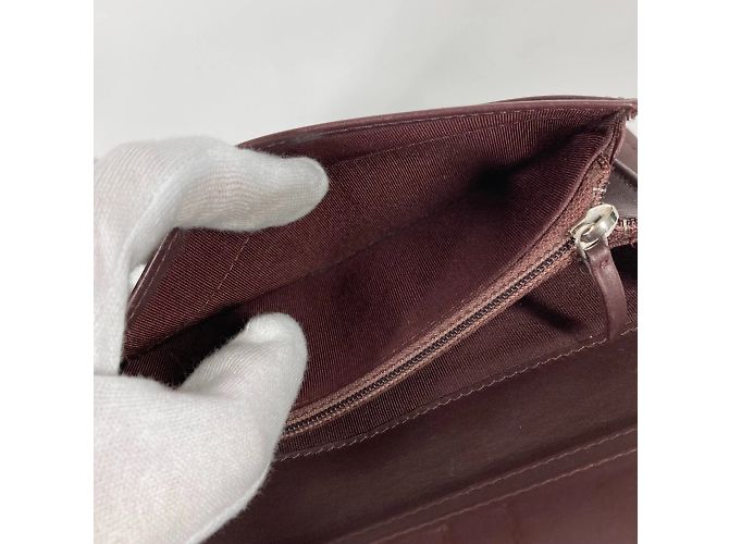 Chanel Black Leather Long Wallet - view 8