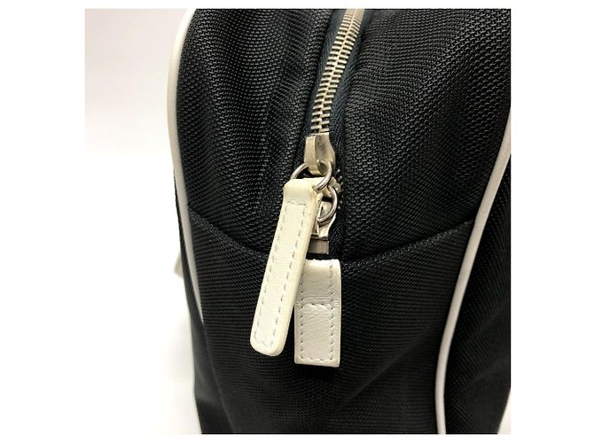 Borsa a spalla in tessuto nero Chanel - vista 12
