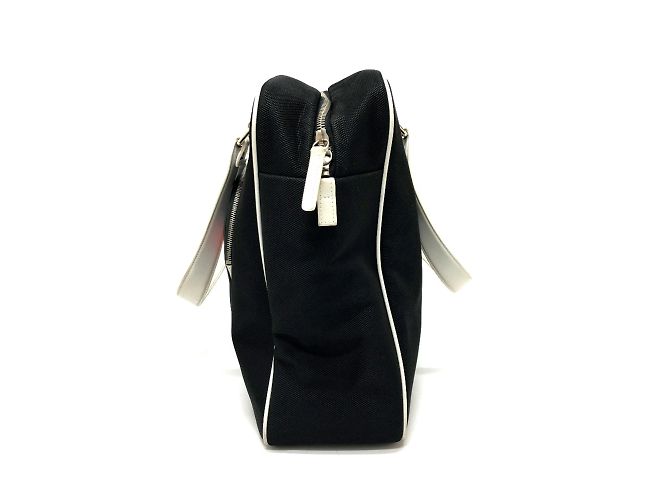 Borsa a spalla in tessuto nero Chanel - vista 4