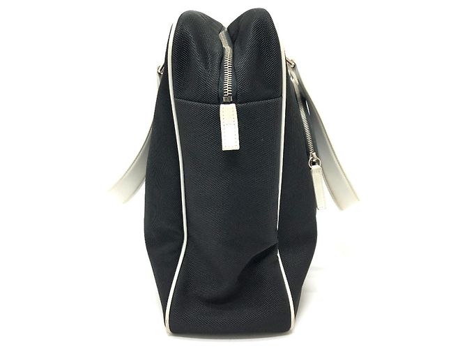 Borsa a spalla in tessuto nero Chanel - vista 5