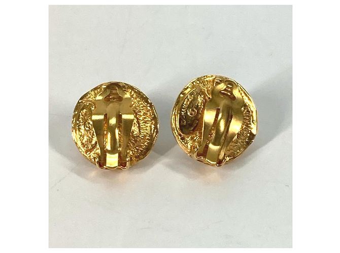 Vintage Gold Clip Ohrringe von Chanel Golden - Ansicht 4