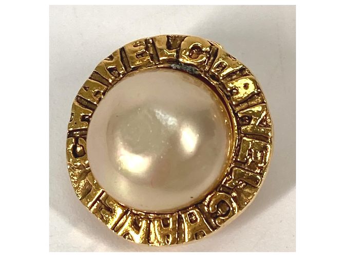 Vintage Gold Clip Ohrringe von Chanel Golden - Ansicht 5