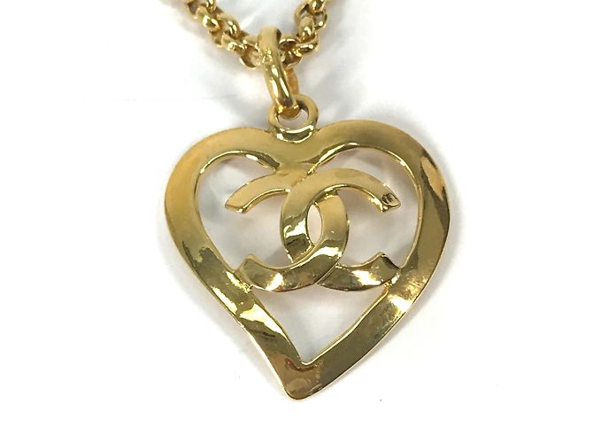 Timeless Collana vintage placcata in oro Chanel D'oro - vista 2