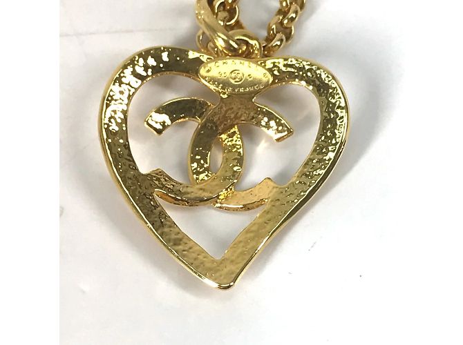 Timeless Collana vintage placcata in oro Chanel D'oro - vista 3