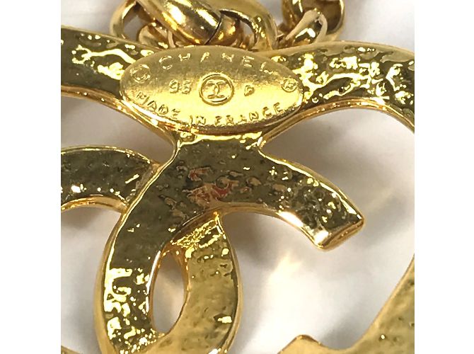 Timeless Collana vintage placcata in oro Chanel D'oro - vista 4