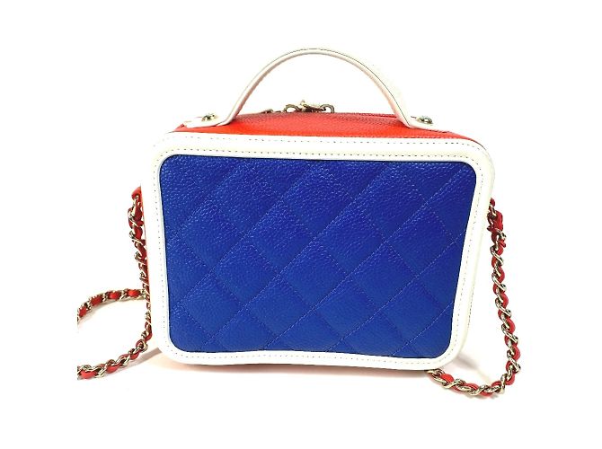 Chanel A93342 CC Mark Tricolor Schultertasche Rot - Ansicht 2