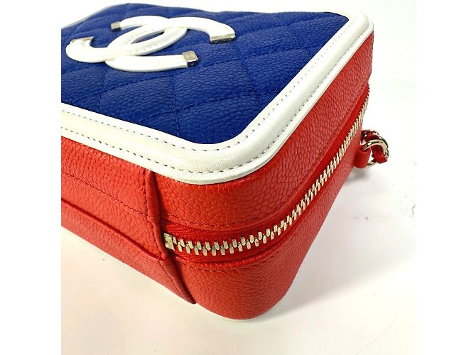 Chanel A93342 CC Mark Tricolor Schultertasche Rot - Ansicht 4
