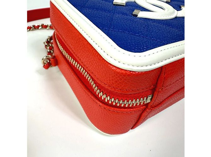 Chanel A93342 CC Mark Tricolor Schultertasche Rot - Ansicht 5