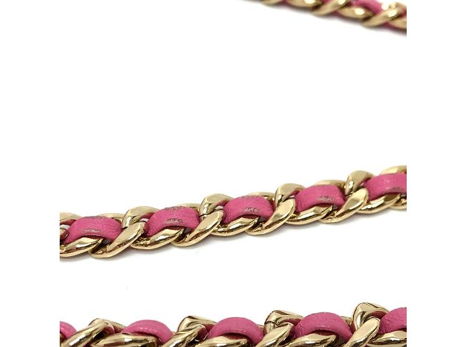 Chanel Pink Leather Shoulder Bag - view 7
