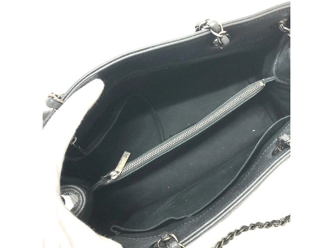 Borsa a spalla Chanel CC Mark Chain Nero - vista 11