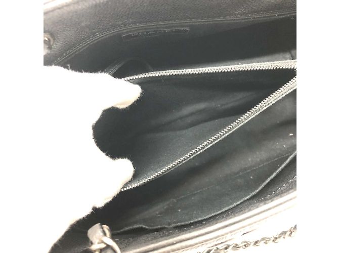 Borsa a spalla Chanel CC Mark Chain Nero - vista 12