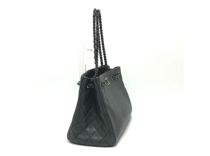 Borsa a spalla Chanel CC Mark Chain Nero - vista 3