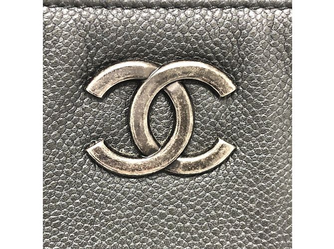 Borsa a spalla Chanel CC Mark Chain Nero - vista 9