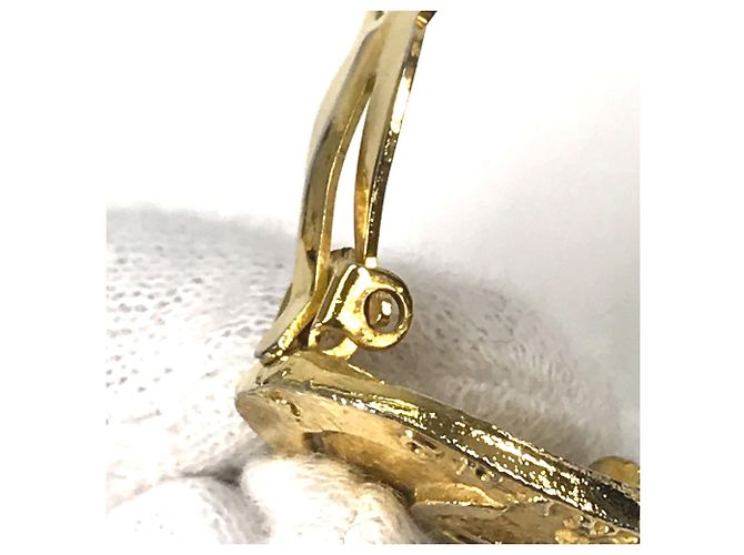 Timeless Vintage Gold Clip Ohrringe von Chanel Golden - Ansicht 11