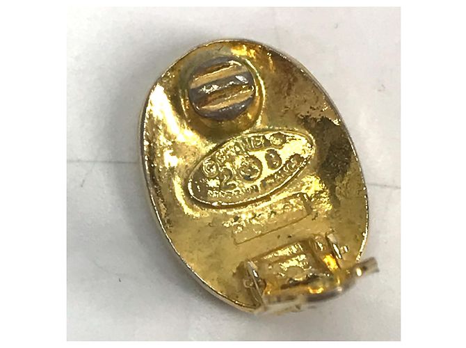Timeless Vintage Gold Clip Ohrringe von Chanel Golden - Ansicht 8