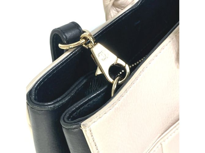 Chanel CC Mark Bicolor 2WAY Schultertasche Beige - Ansicht 11