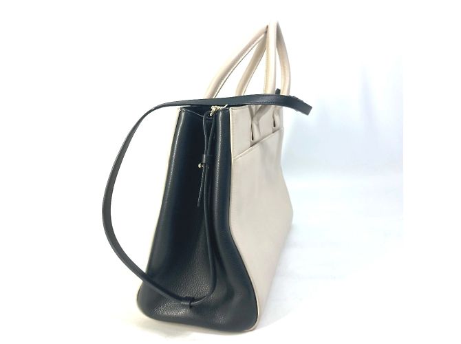 Chanel CC Mark Bicolor 2WAY Schultertasche Beige - Ansicht 4