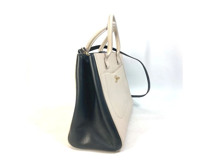 Chanel CC Mark Bicolor 2WAY Schultertasche Beige - Ansicht 5