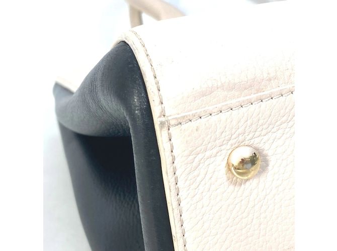 Chanel CC Mark Bicolor 2WAY Schultertasche Beige - Ansicht 7