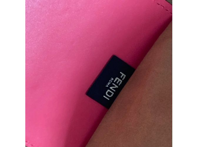 Fendi rosa Leder Tragetasche Pink - Ansicht 13