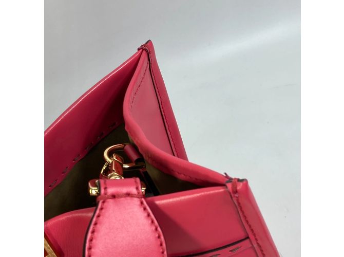 Fendi rosa Leder Tragetasche Pink - Ansicht 6