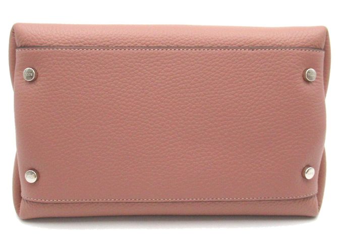 Tod's Pink Leather 2-Way Shoulder Bag - view 4