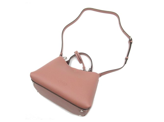 Tod's Pink Leather 2-Way Shoulder Bag - view 5
