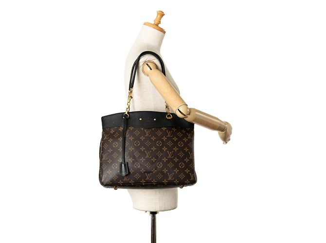 Borsa a mano Pallas Shopper Monogram Louis Vuitton Marrone Nero - vista 11