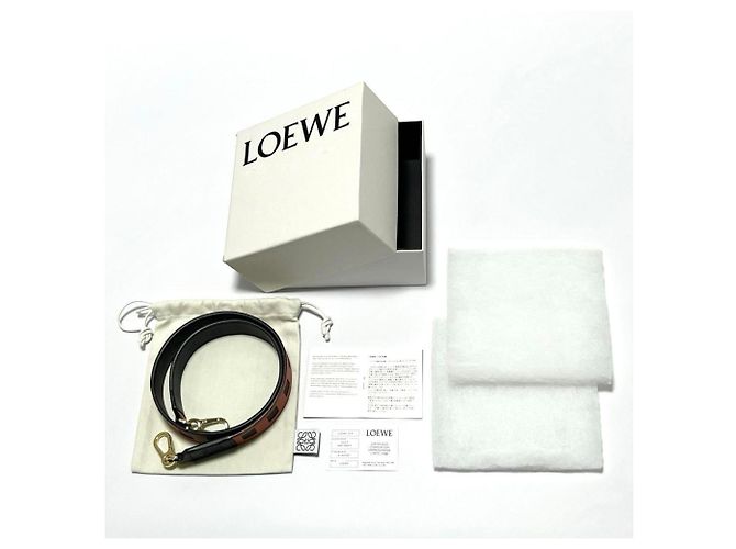 Cintura per borsa a spalla donna Loewe Nero Arancione - vista 10