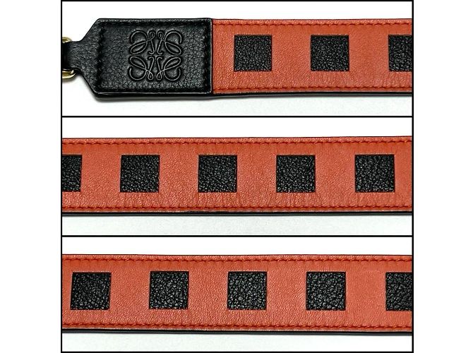 Cintura per borsa a spalla donna Loewe Nero Arancione - vista 3