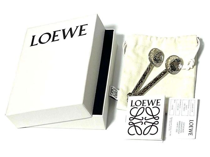 Brincos de textura martelo Spoon da LOEWE para mulheres - Ansicht 10