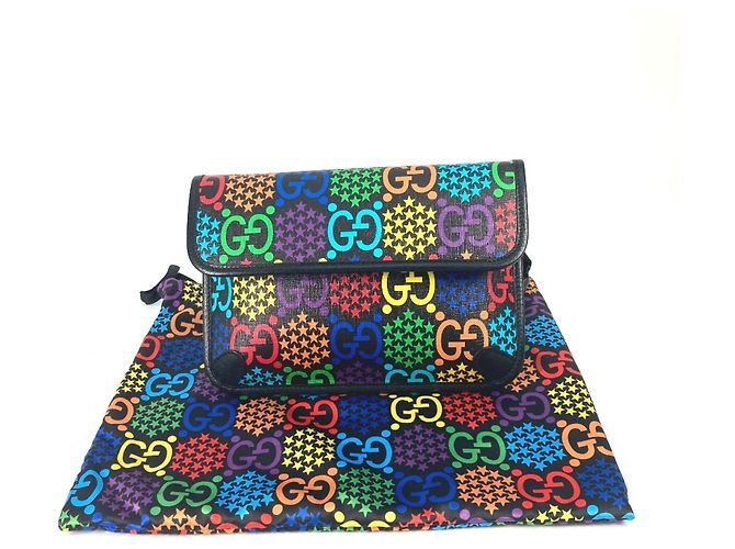 Gucci 598113 Multicolor Schwarz Umhängetasche - Ansicht 12