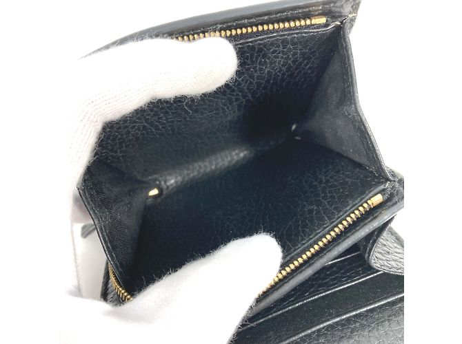 Gucci Beige Leder Geldbörse im Querformat - Ansicht 9