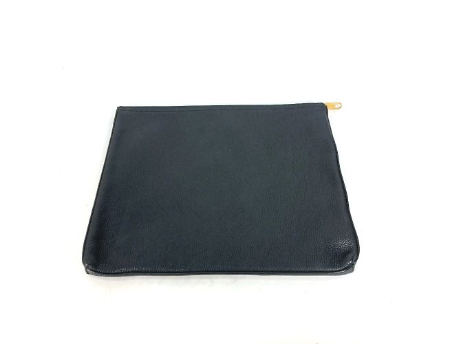 Clutch in pelle nera Gucci 500981 Nero - vista 2