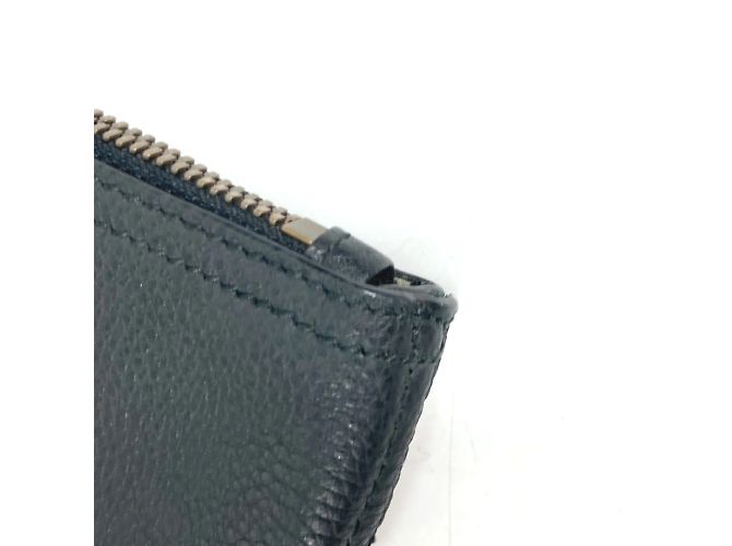 Clutch in pelle nera Gucci 500981 Nero - vista 8
