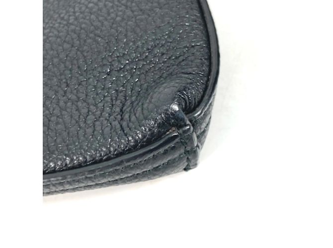Clutch in pelle nera Gucci 500981 Nero - vista 9