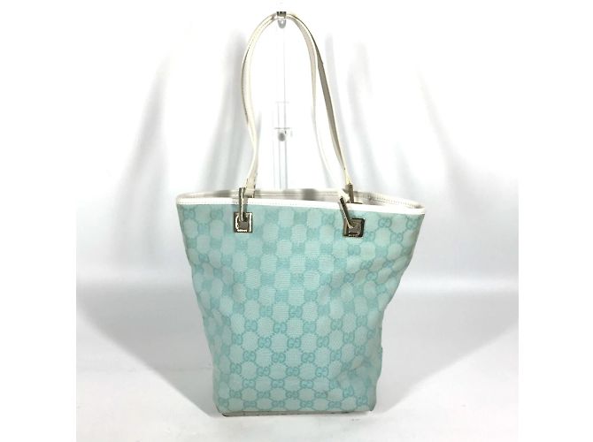 Borsa tote blu Gucci - vista 2