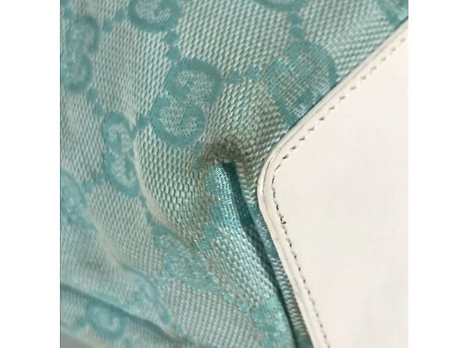 Borsa tote blu Gucci - vista 5
